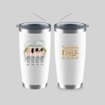 Back to School Girl's Mug - Up To 4 Girls Personalized Coffee Mugs With Name - Image 8