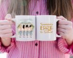 Back to School Girl's Mug - Up To 4 Girls Personalized Coffee Mugs With Name - Image 2