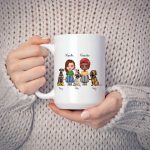 Sisters & Dogs Mug - Life Is Better With Dog Personalized Coffee Mugs With Name - Image 6