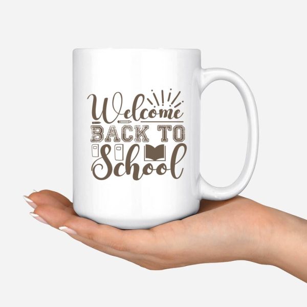 Back to School Mug - Welcome Back To School Personalized Ceramic Coffee Mugs - Image 5