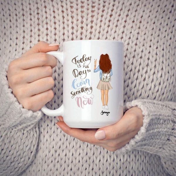 Back to School Mug - Welcome Back To School Personalized Ceramic Coffee Mugs - Image 4