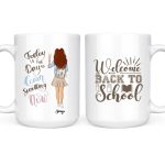 Back to School Mug - Welcome Back To School Personalized Ceramic Coffee Mugs - Image 3