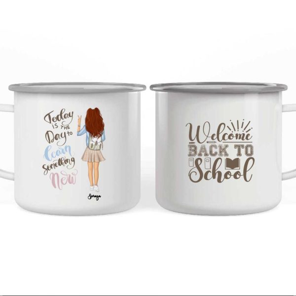 Back to School Mug - Welcome Back To School Personalized Ceramic Coffee Mugs - Image 6