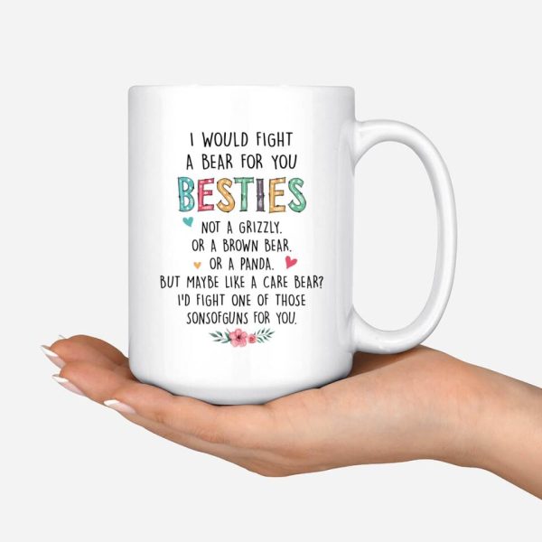 Lovely Sisrers Mug - Up to 5 Sisters Funny Coffee Mugs for Sister Best Friend Gifts - Image 5