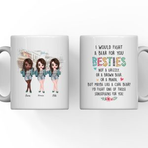 Lovely Sisrers Mug - Up to 5 Sisters Funny Coffee Mugs for Sister Best Friend Gifts