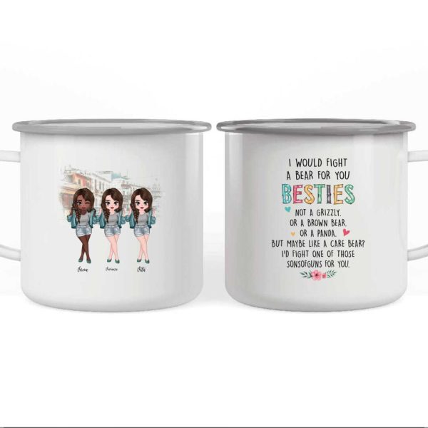 Lovely Sisrers Mug - Up to 5 Sisters Funny Coffee Mugs for Sister Best Friend Gifts - Image 6