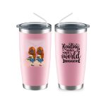 Up to 6 Reading Girls Mug - Reading Makes Your World Bigger Personalized Coffee Cups For Best Friends - Image 15