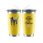 Up To 4 Sisters Mug - Cowboy Sisters Personalized Mug - Customized Personalized Best Friend Cups - Image 11
