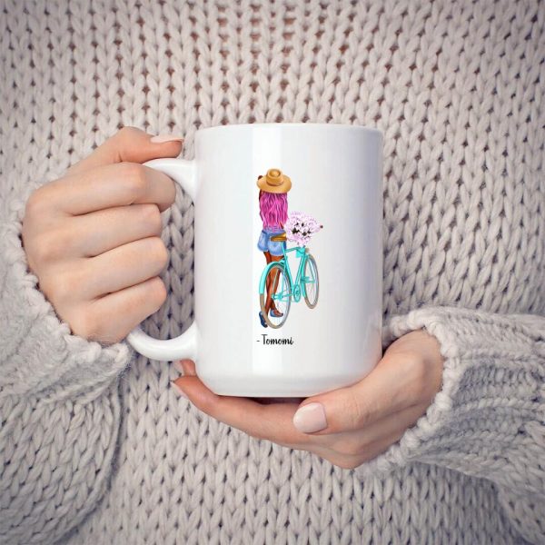 Back To School Girl's Mug - Happy First Day Of School Personalized Mug With Best Friends - Image 4