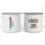 Back To School Girl's Mug - Happy First Day Of School Personalized Mug With Best Friends - Image 6
