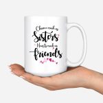Up To 5 SIsters Mug - Big Sister Personalized Mugs Best Friends Gifts Friends Forever - Image 5
