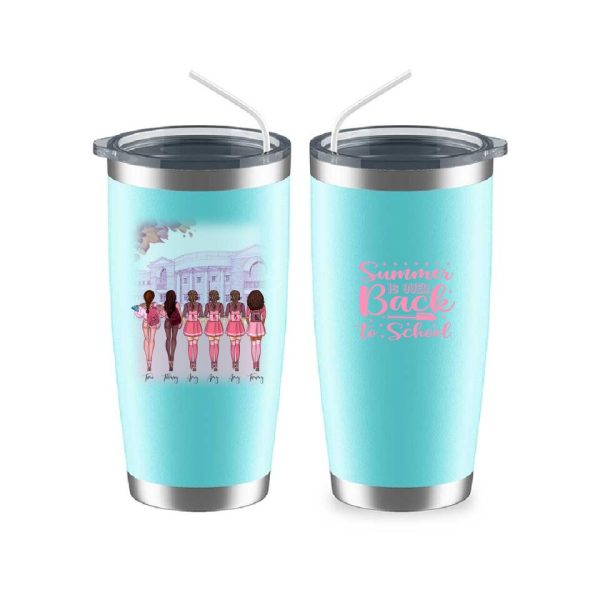 Back To School Girls Mug - Up To 6 Girls Personalized Best Friend Coffee Mugs - Image 7