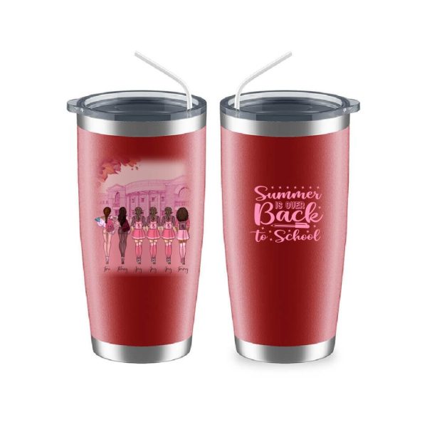 Back To School Girls Mug - Up To 6 Girls Personalized Best Friend Coffee Mugs - Image 10