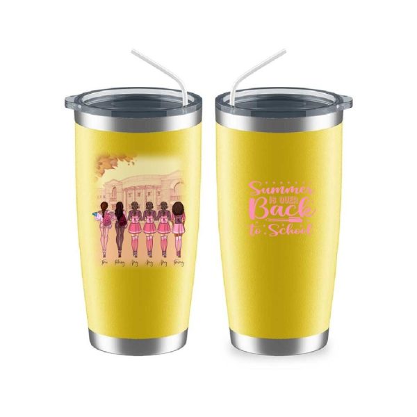 Back To School Girls Mug - Up To 6 Girls Personalized Best Friend Coffee Mugs - Image 11