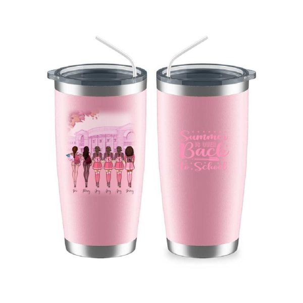 Back To School Girls Mug - Up To 6 Girls Personalized Best Friend Coffee Mugs - Image 14