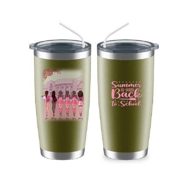 Back To School Girls Mug - Up To 6 Girls Personalized Best Friend Coffee Mugs - Image 15