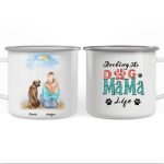Dog Mama Mug  - Up To 4 Dogs Rocking The Dog Mama Life Customized Dog Mugs - Image 6