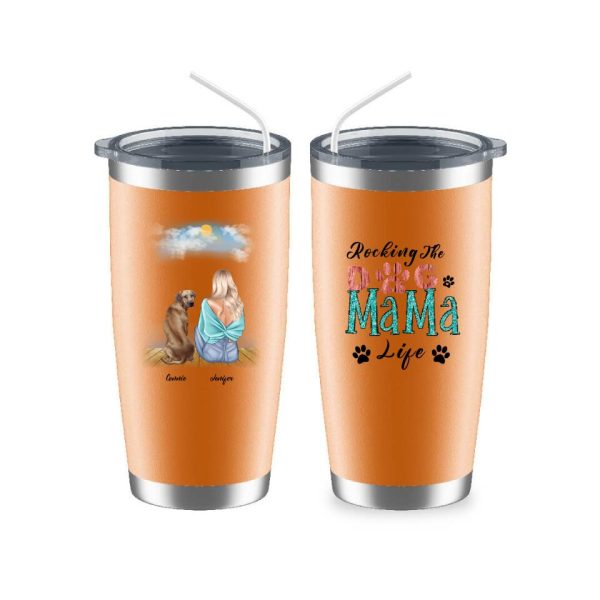 Dog Mama Mug  - Up To 4 Dogs Rocking The Dog Mama Life Customized Dog Mugs - Image 9