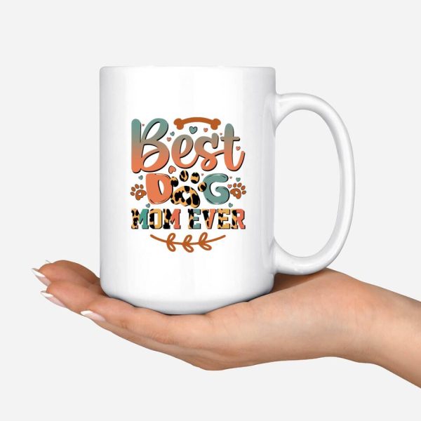 Dog Mom Mug - Up To 6 Dogs Best Dog Mom Ever Personalized Mug Women & Dog Lover Gifts - Image 5