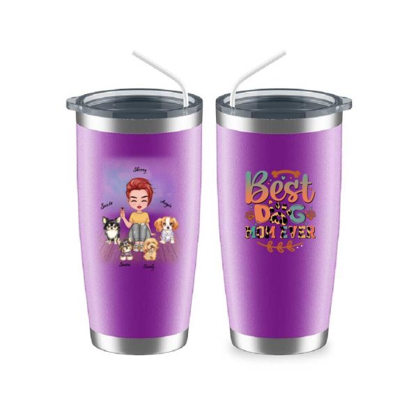Dog Mom Mug - Up To 6 Dogs Best Dog Mom Ever Personalized Mug Women & Dog Lover Gifts - Image 13