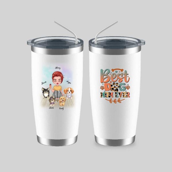 Dog Mom Mug - Up To 6 Dogs Best Dog Mom Ever Personalized Mug Women & Dog Lover Gifts - Image 8
