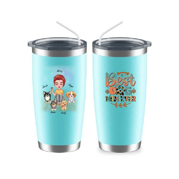 Dog Mom Mug - Up To 6 Dogs Best Dog Mom Ever Personalized Mug Women & Dog Lover Gifts - Image 7