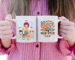 Dog Mom Mug - Up To 6 Dogs Best Dog Mom Ever Personalized Mug Women & Dog Lover Gifts - Image 2