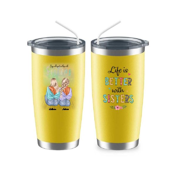 Fashion Sisters Mug - Up to 5 Sisters Personalized Design Coffee Mugs Life is Better With Sisters - Image 11