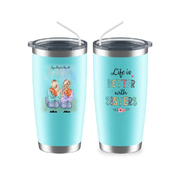 Fashion Sisters Mug - Up to 5 Sisters Personalized Design Coffee Mugs Life is Better With Sisters - Image 7