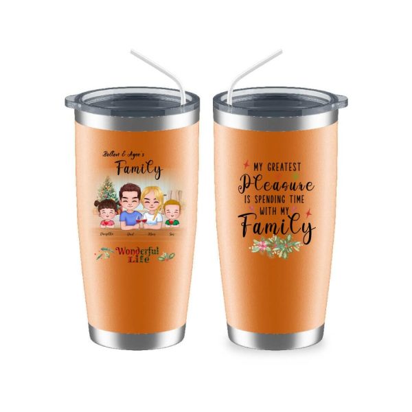 Happy Family Mugs - Personalized Family Mug Personalized Gift For Parents and Children - Image 9