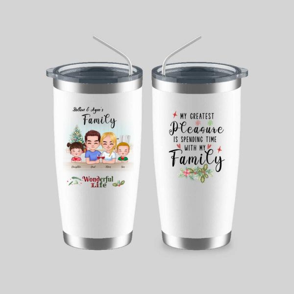 Happy Family Mugs - Personalized Family Mug Personalized Gift For Parents and Children - Image 8