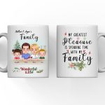Happy Family Mugs - Personalized Family Mug Personalized Gift For Parents and Children