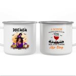 Dog Mom Mug - Up to 6 Dog Halloween Witch Mom Personalized Mug Gifts - Image 6