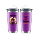 Dog Mom Mug - Up to 6 Dog Halloween Witch Mom Personalized Mug Gifts - Image 13