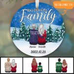 Personalized Family Ornament - Life is Better With Family Ornaments Dad & Mom & Kid Gifts - Image 2