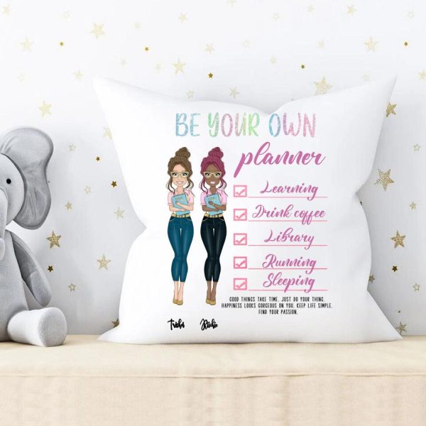 Planner Girl Pillow - Be Your Own Planner Personalized Pillow - Image 3