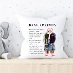 2 Sisters Pillows - Best Gift For Sister Personalized Gifts For Friends With Name Unique Birthday Gifts Ideas - Image 3