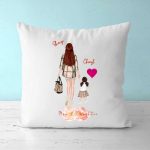 Mom & Daughter Pillow - Mother's Day Gift The Love Between a Mother and Daughter Is Forever Personalized Pillow - Image 2