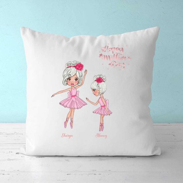 Dance Mother and Daughter  Pillow - Happy Mother's Day Gifts Pillow Personalized - Image 2