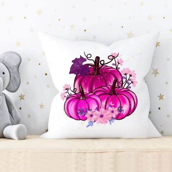 Halloween Pumpkin Shaped Throw Pillow Custom - Image 2