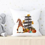 Cute Halloween Monsters Gnome Pillow Custom - Image 2