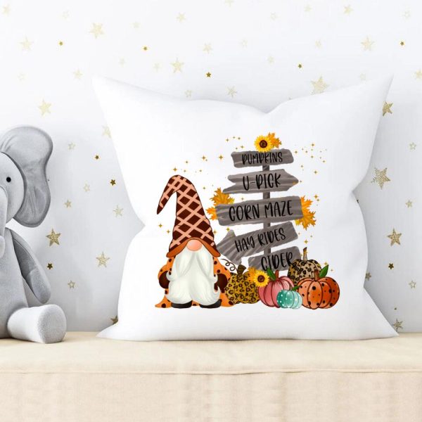 Cute Halloween Monsters Gnome Pillow Custom - Image 2