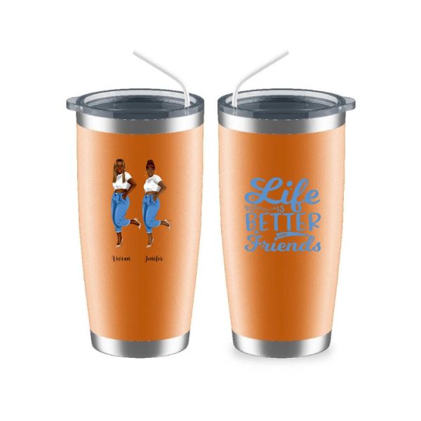 Denim Sister Mug - 2 & 3 Fashion Denim Girls Personalised Bestie Mug - Image 9