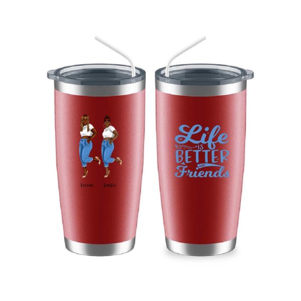 Denim Sister Mug - 2 & 3 Fashion Denim Girls Personalised Bestie Mug - Image 10