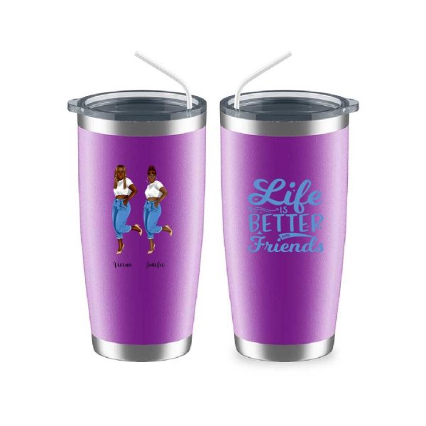 Denim Sister Mug - 2 & 3 Fashion Denim Girls Personalised Bestie Mug - Image 13