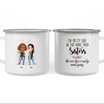 Up to 6 Sisters Mug - Personalized Sister Mugs For 2 & 3 & 4 & 5 & 6 Sisters Custom Bestie Mugs - Image 6