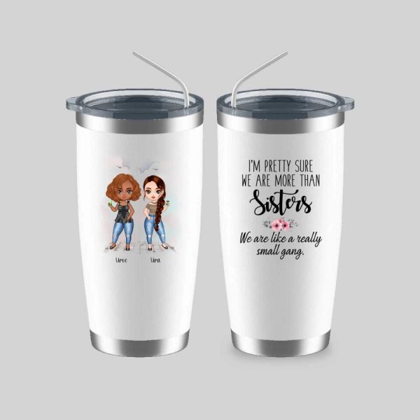 Up to 6 Sisters Mug - Personalized Sister Mugs For 2 & 3 & 4 & 5 & 6 Sisters Custom Bestie Mugs - Image 8