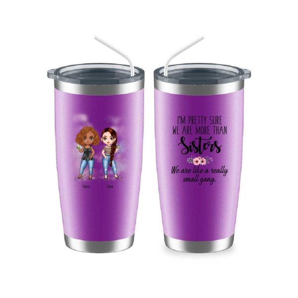 Up to 6 Sisters Mug - Personalized Sister Mugs For 2 & 3 & 4 & 5 & 6 Sisters Custom Bestie Mugs - Image 13
