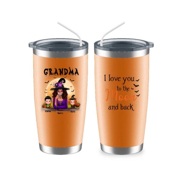 Witch Mom Mug - Up to 6 Kids Witch Grandmother and Mother Personalized Witch Mug Halloween Gift - Image 9