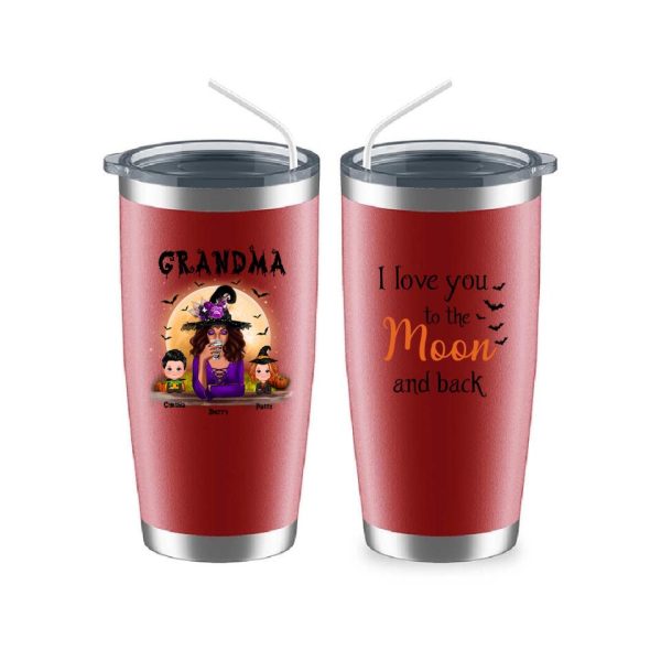 Witch Mom Mug - Up to 6 Kids Witch Grandmother and Mother Personalized Witch Mug Halloween Gift - Image 10